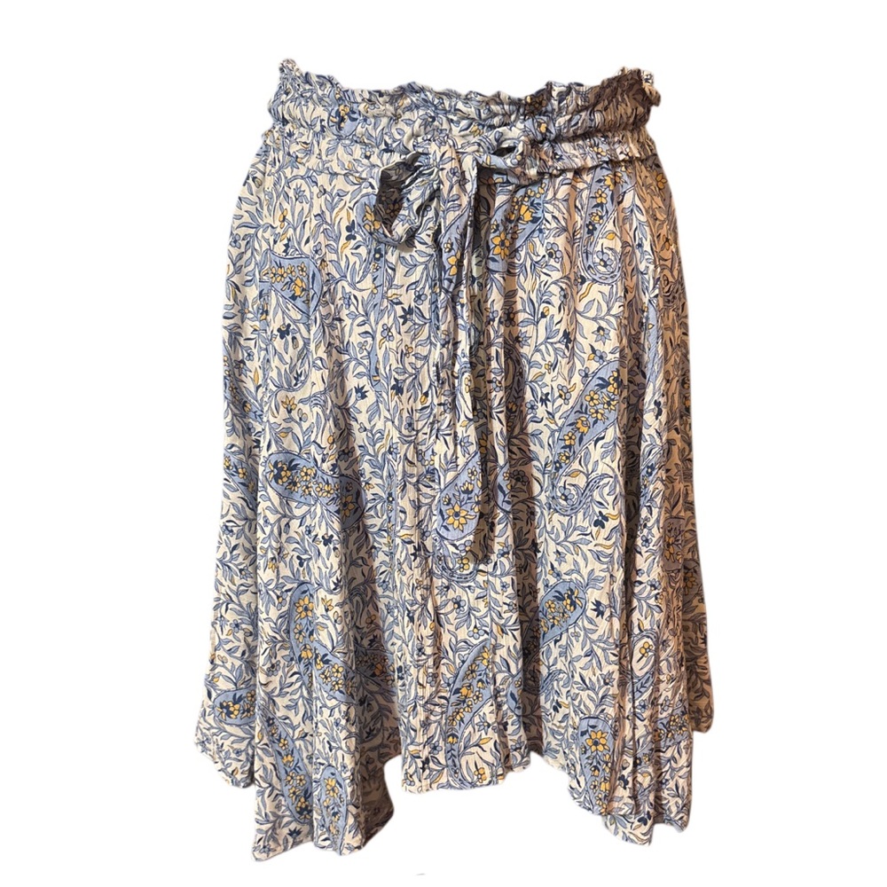 Angie Swing Skirt Paisley & Flowers NWT L